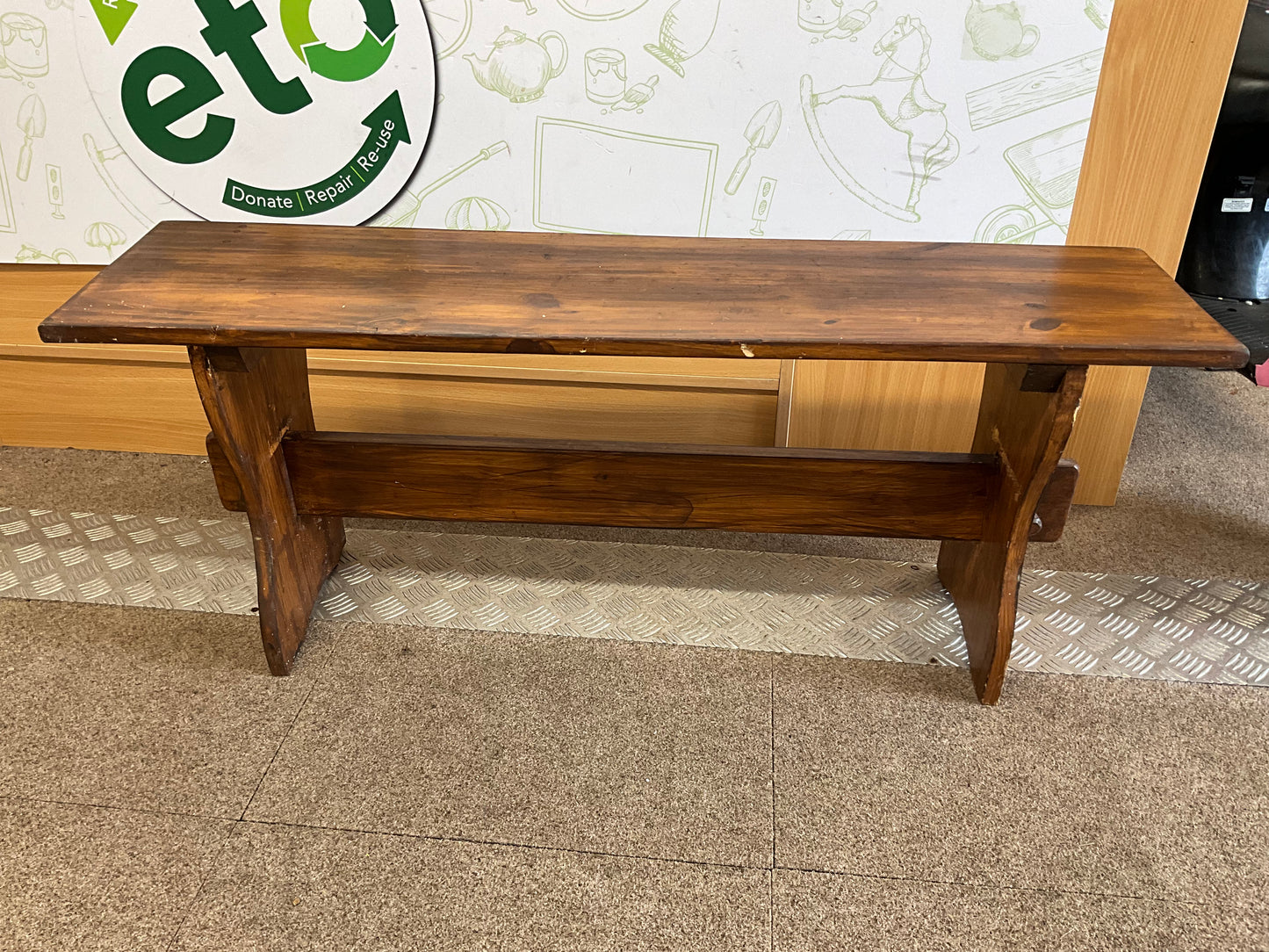 Small Wooden Bench